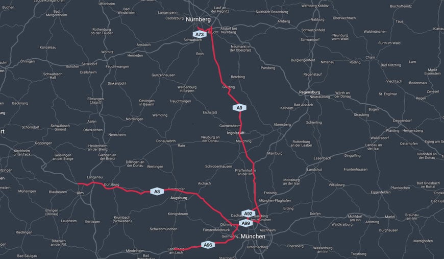 MAN First autonomous truck on the motorway